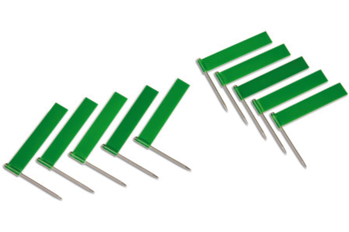 Extra vlaggen 10 stuks groen