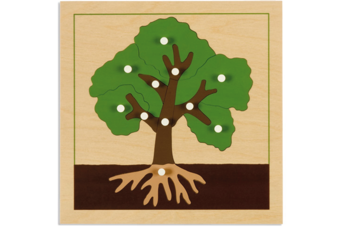 Botanische puzzel boom