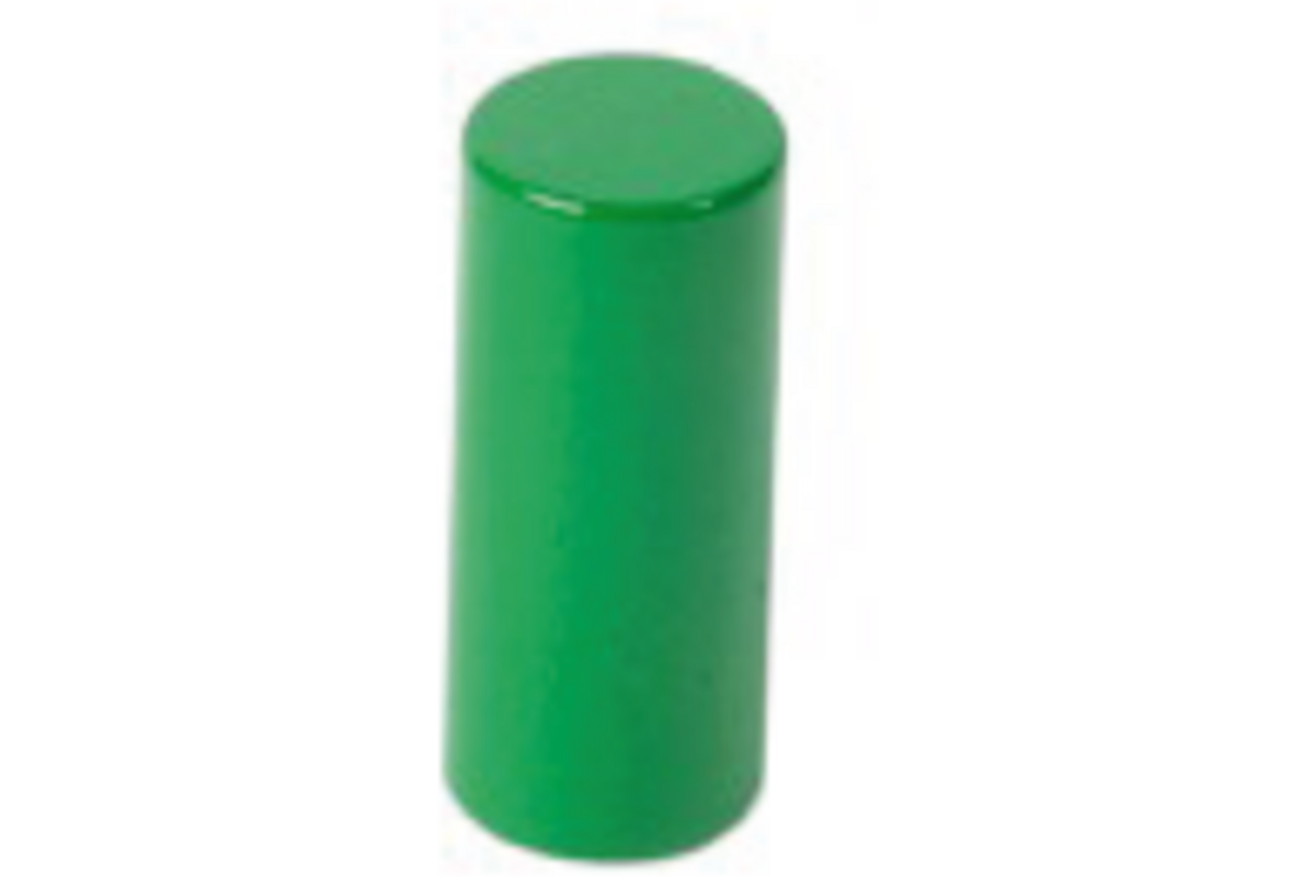 Gekleurde cilinder 3e, groen