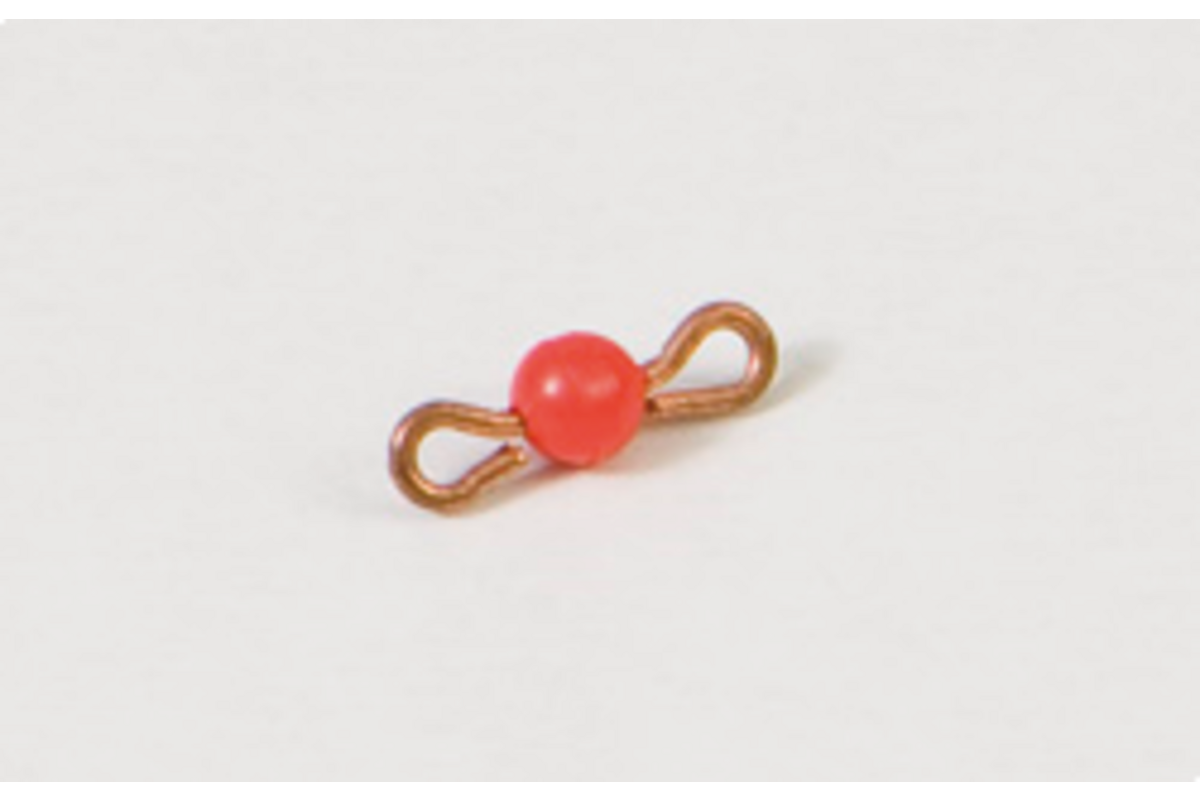 Kralenstaaf 1, rood, l.k.
