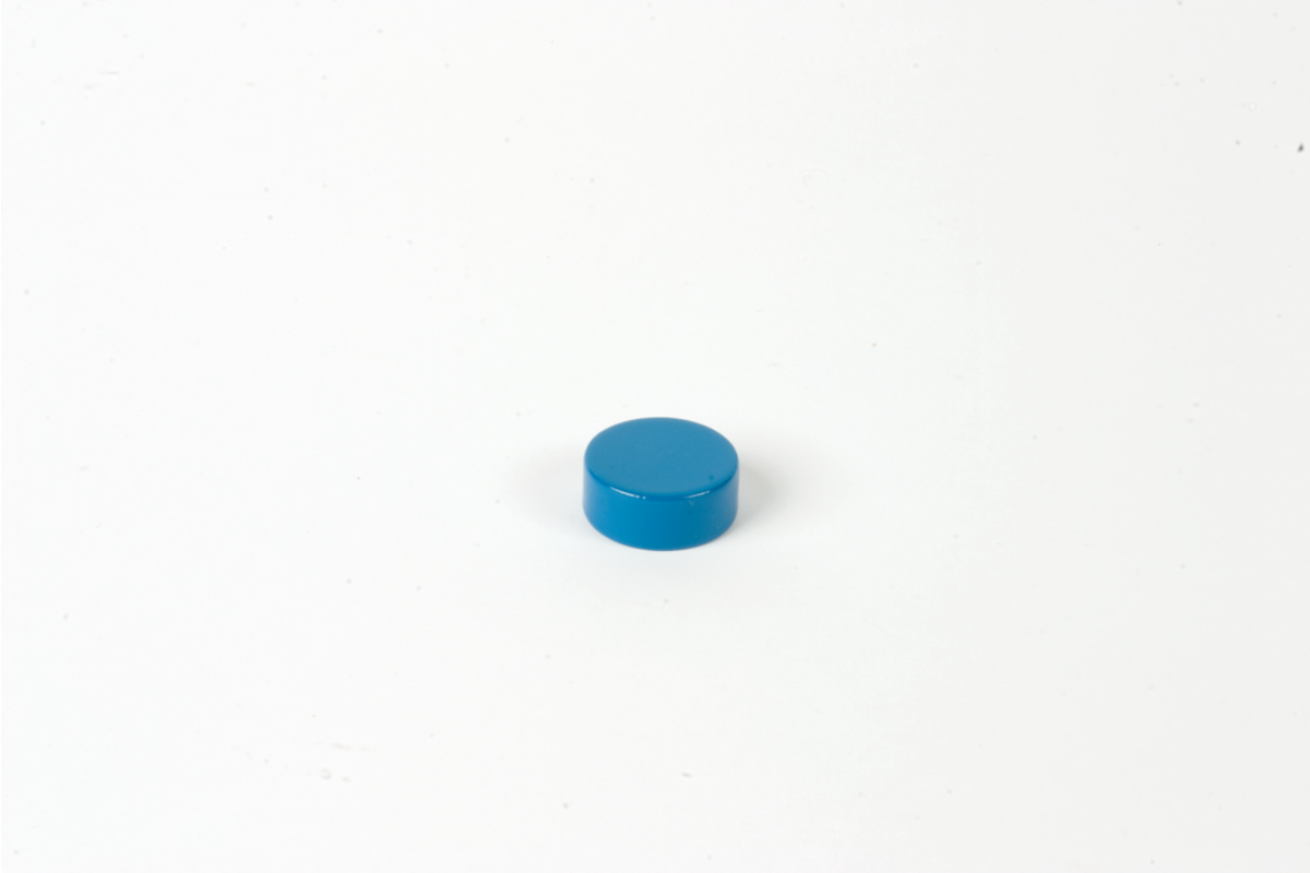 Gekleurde cilinder 1e blauw