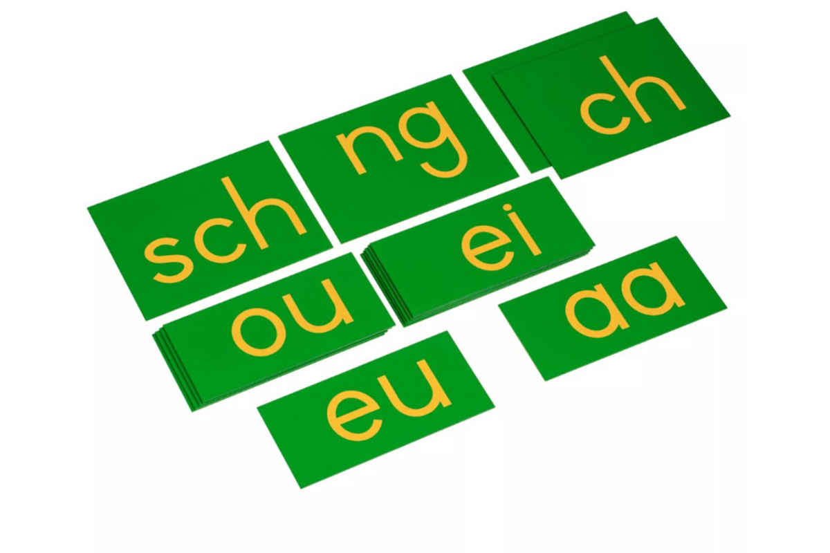 Dubbelklanken: blokschrift