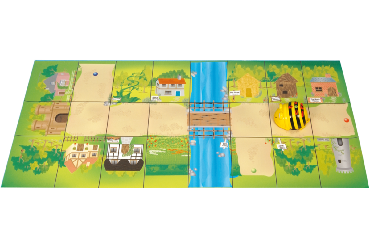 Bee-Bot en Blue-Bot sprookjesmat