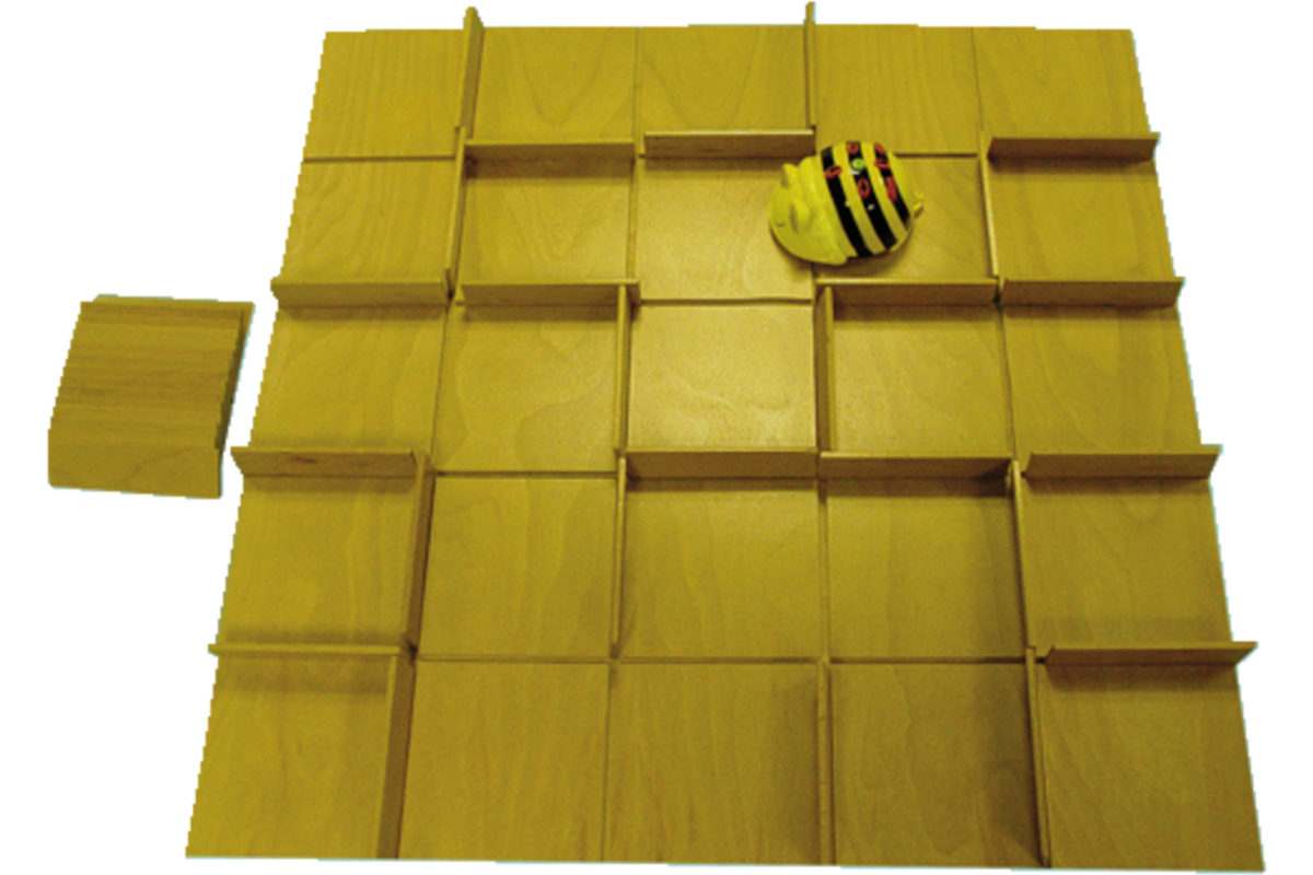 Bee-Bot houten doolhof