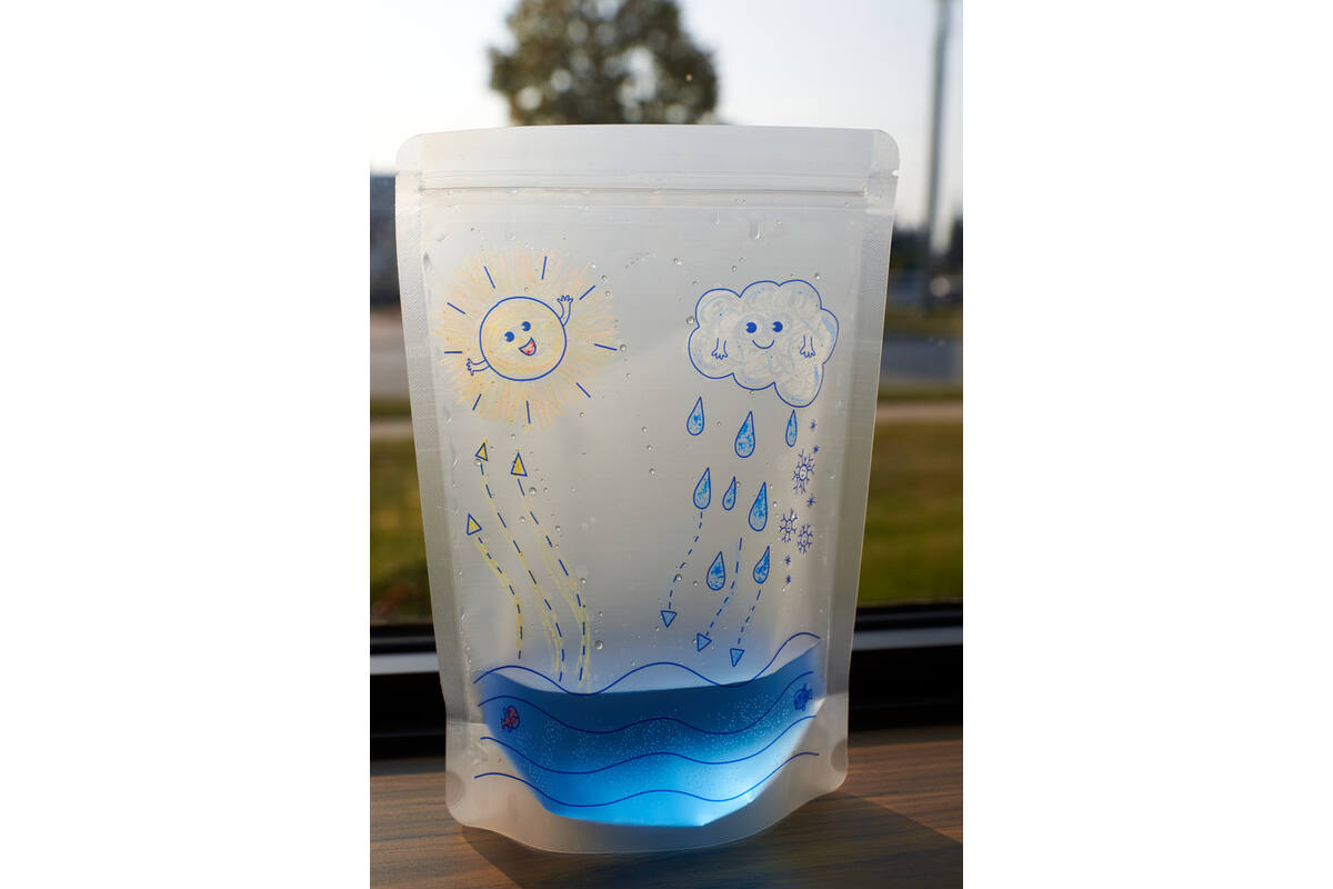 Experimenteerzakjes Watercyclus 18 x 25 cm, 24 stuks