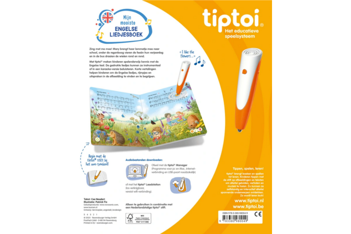 tiptoi® Mijn mooiste Engelse liedjesboek