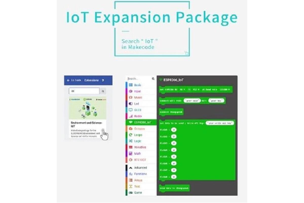 Elecfreaks – Smart Science IoT Kit : micro:bit climate sensors kit for IoT learning [EF08203]