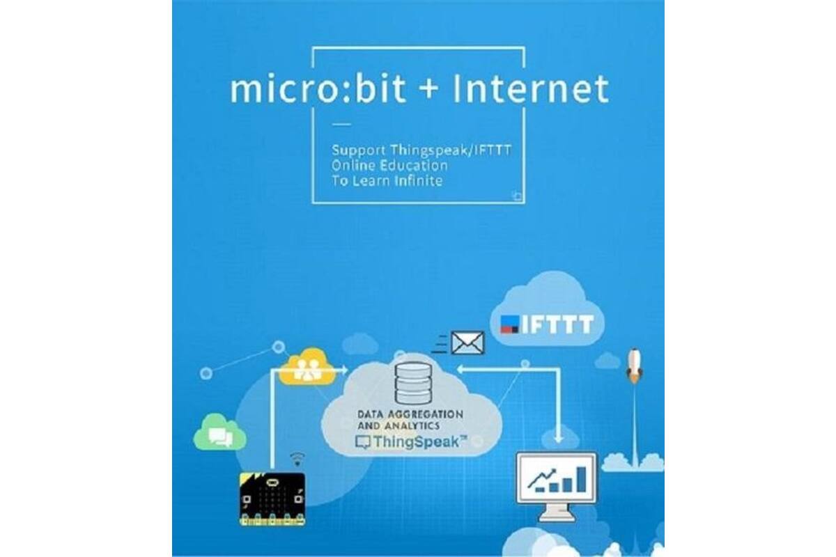 Elecfreaks – Smart Science IoT Kit : micro:bit climate sensors kit for IoT learning [EF08203]