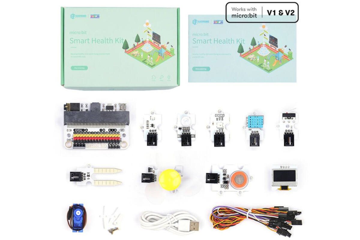 Elecfreaks – 4-in-1-bundel van 4 Smart-sets voor micro:bit