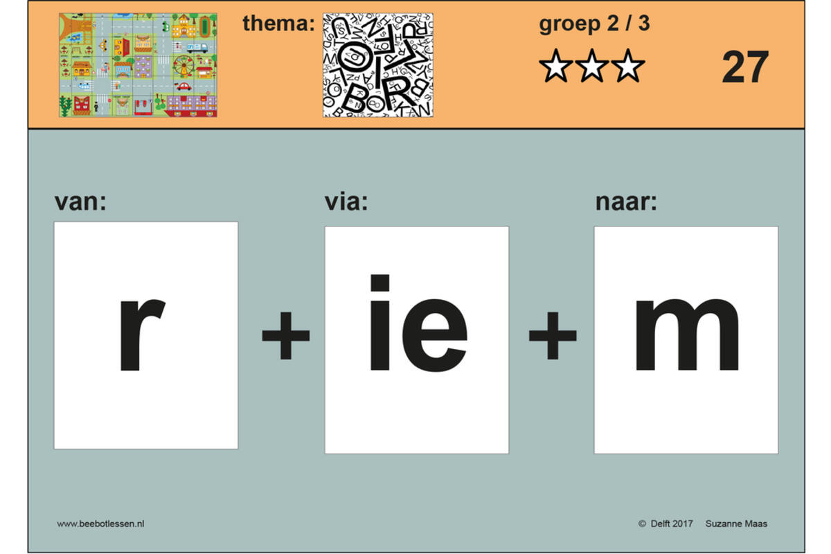 Bee-Botles stad (ook geschikt voor Blue-Bot en Primo Cubetto)