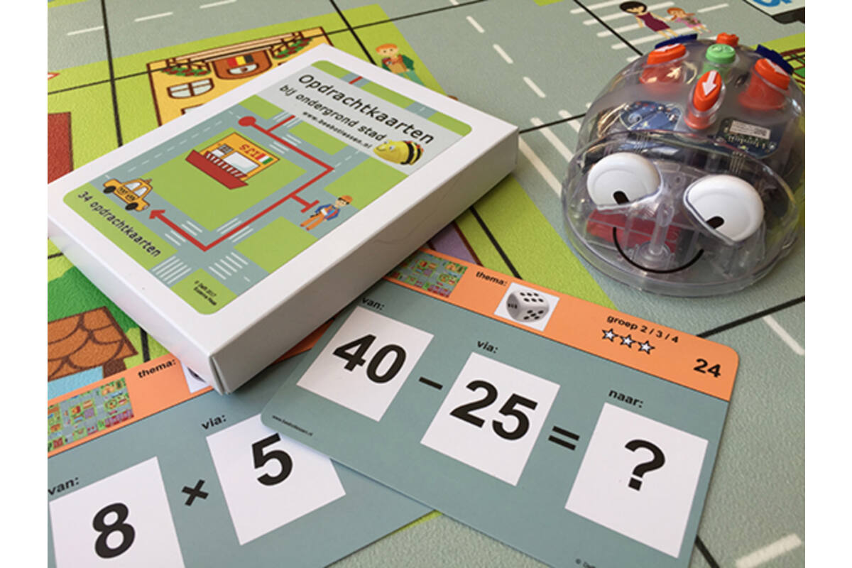 Bee-Botles stad (ook geschikt voor Blue-Bot en Primo Cubetto)