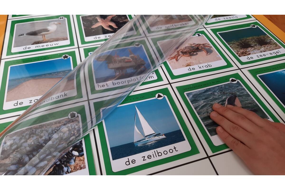 Transparante mat voor Bee-Bot – Blue-Bot en Cubetto