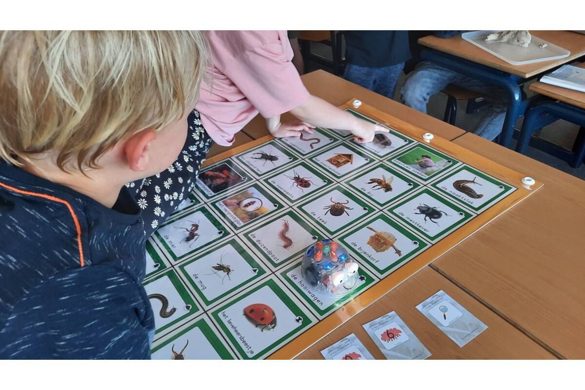 Transparante mat voor Bee-Bot – Blue-Bot en Cubetto