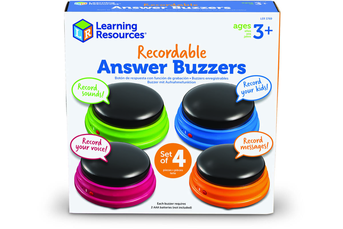 Antwoordzoemers recordable (set van 4)