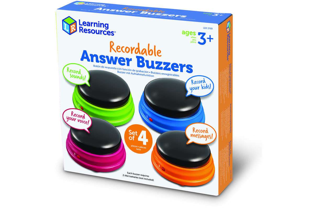 Antwoordzoemers recordable (set van 4)