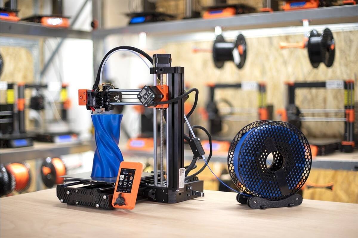 3D printer Prusa mini+ gemonteerd