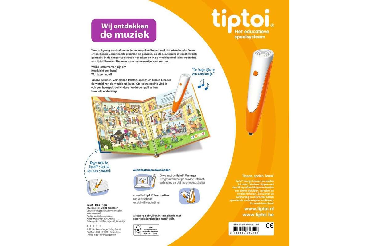 tiptoi®  Wij ontdekken de muziek