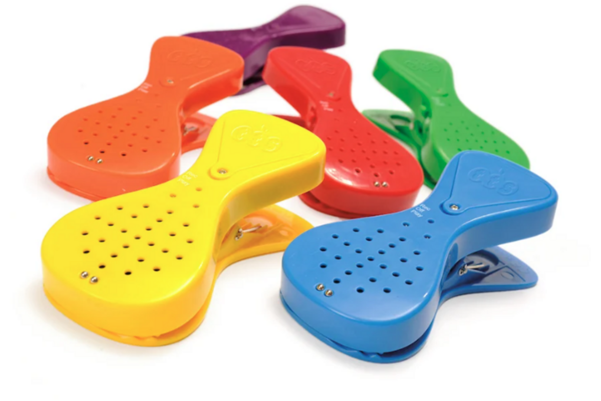 Opneembare knijpers, 6 stuks