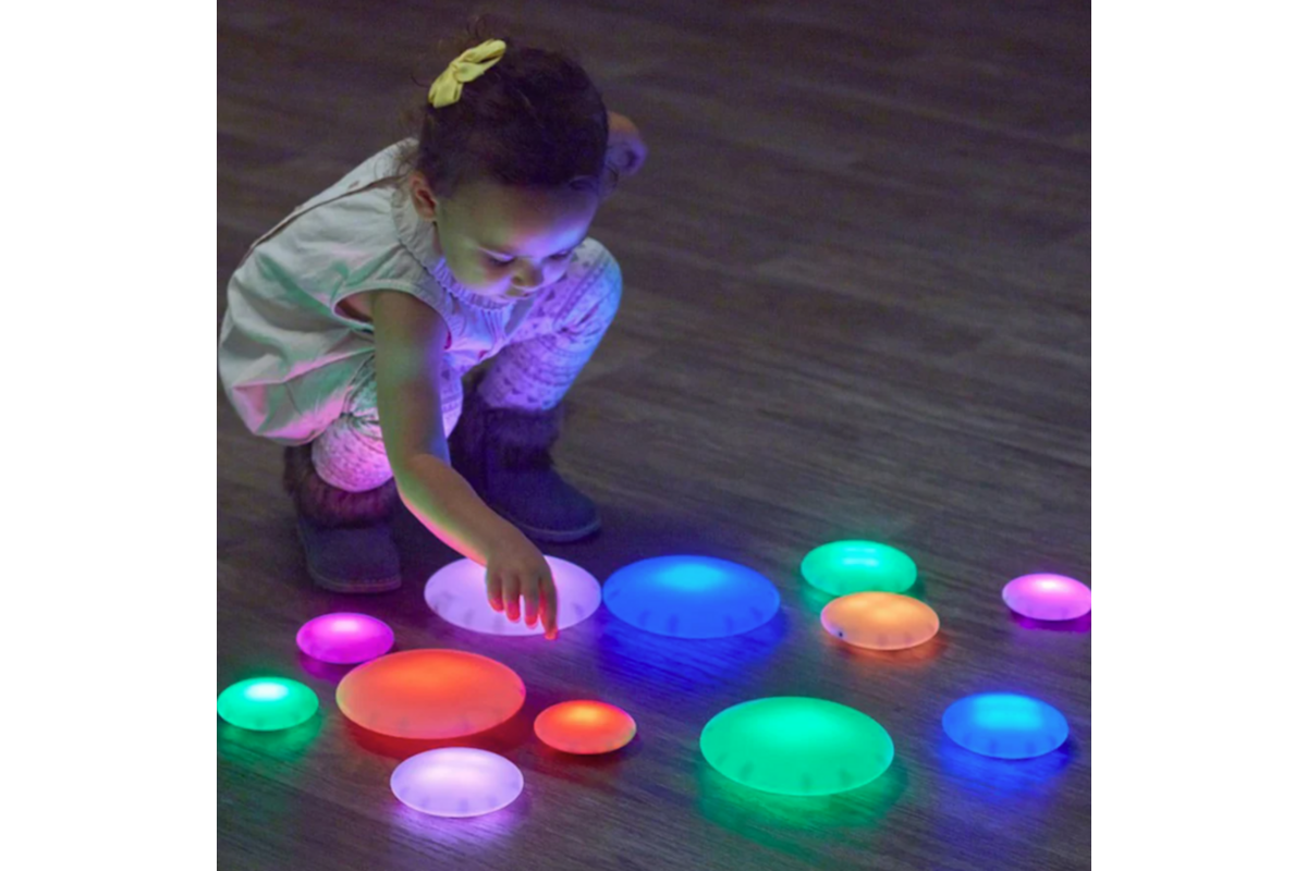 Glow Pebbels, 12 stuks