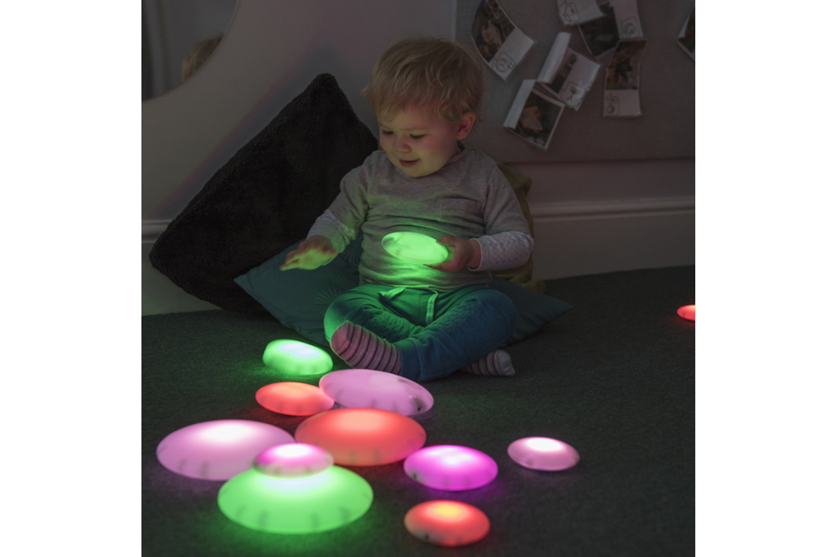 Glow Pebbels, 12 stuks