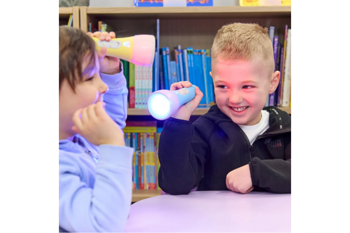 Zaklampen, 6 stuks inclusief oplaadstation