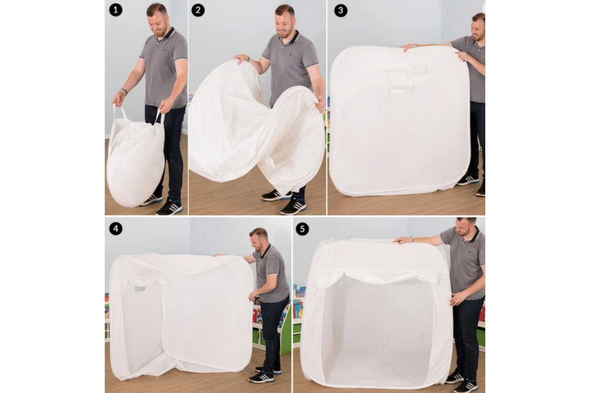 Pop-Up donkere ruimte