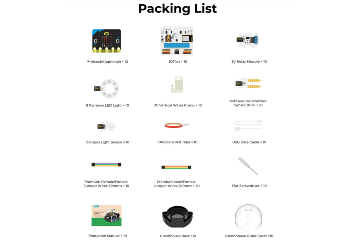 ELECFREAKS Smart Greenhouse Kit(EF08313)