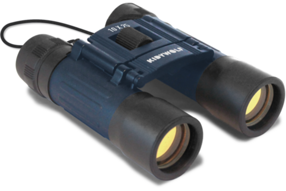 Kidywolf Kidybinoculars -  10x25 binoculars,  compact & lightweight