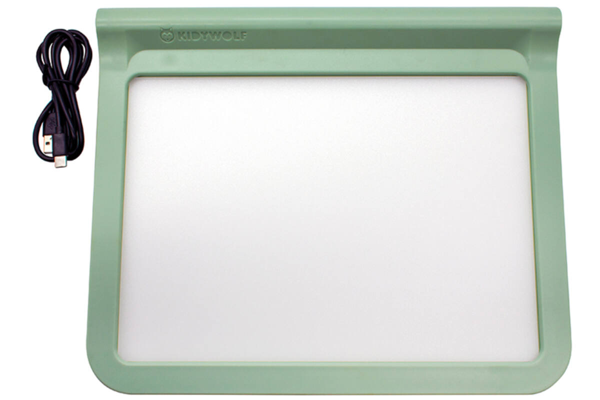 Kidywolf Kidydraw-pro A4 light table 2in1 - Green