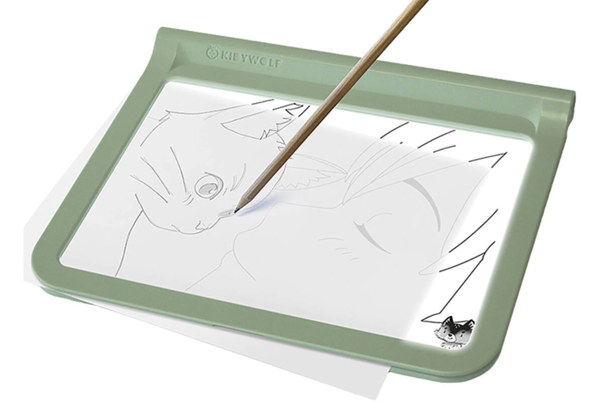 Kidywolf Kidydraw-pro A4 light table 2in1 - Green