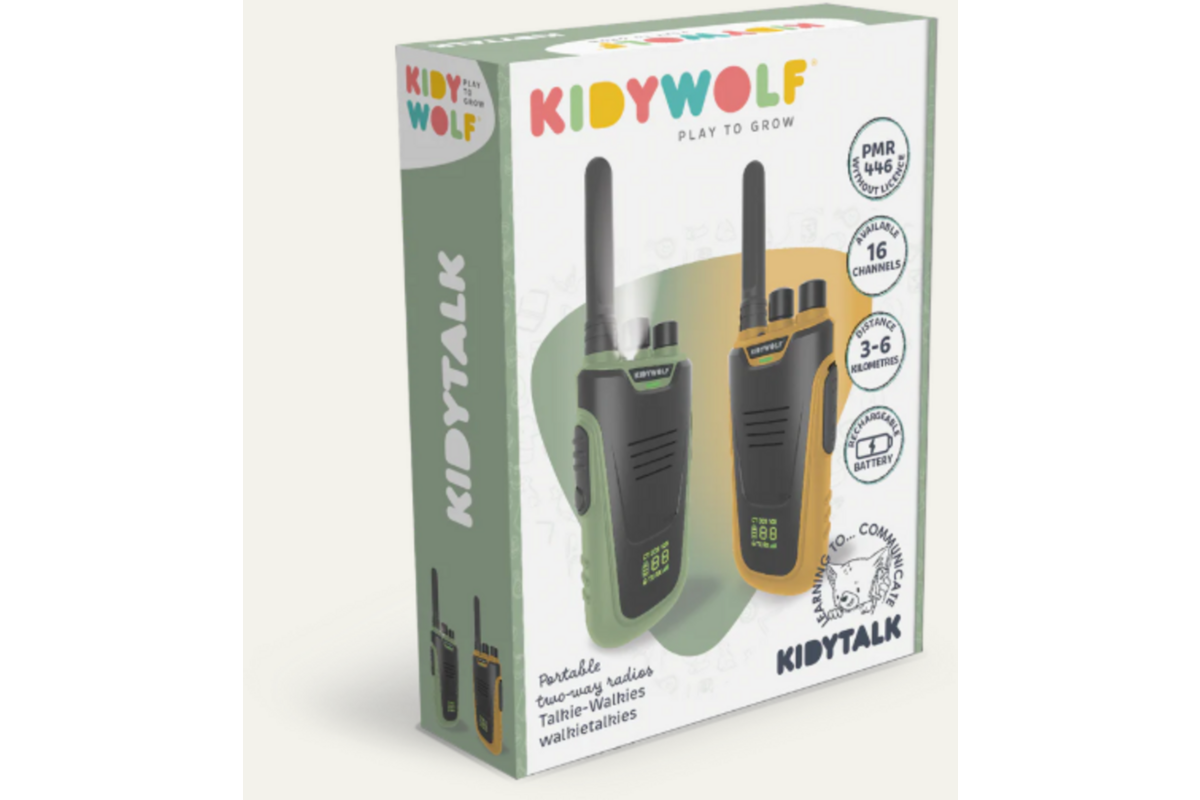 Kidywolf Kidytalk - Walkie talkies Nude-Green