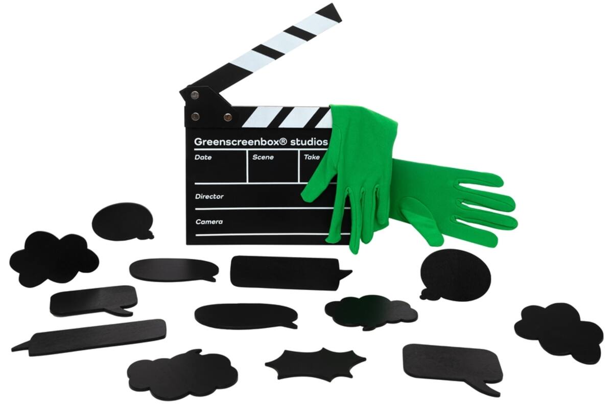 Greenscreenbox® Moviestar accessoire set