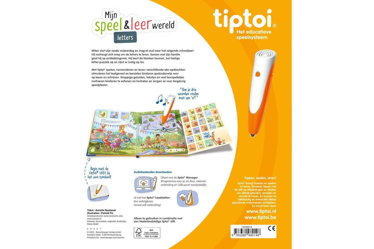 tiptoi®  Mijn speel & leer wereld - letters