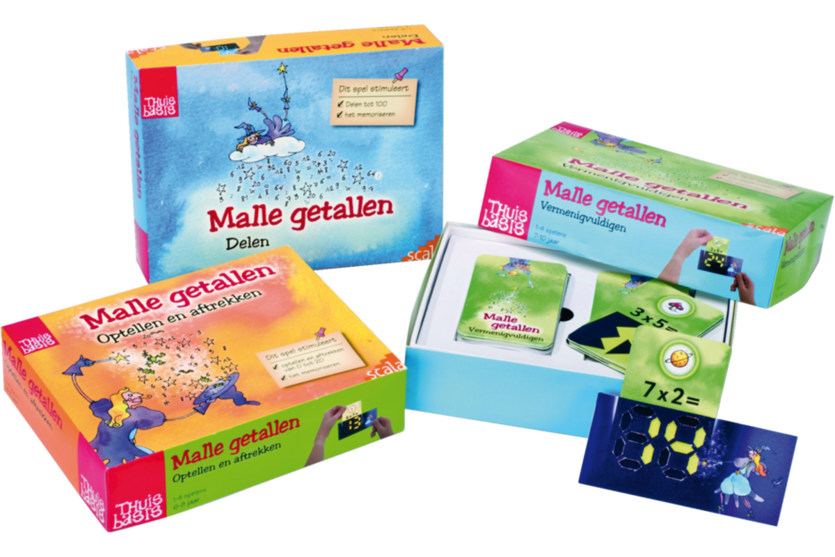 Malle getallen - optellen en aftrekken tot 20