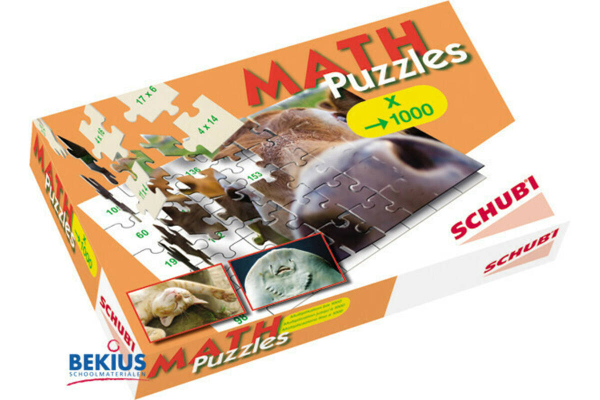 Schubi Mathpuzzels: Vermenigvuldigen