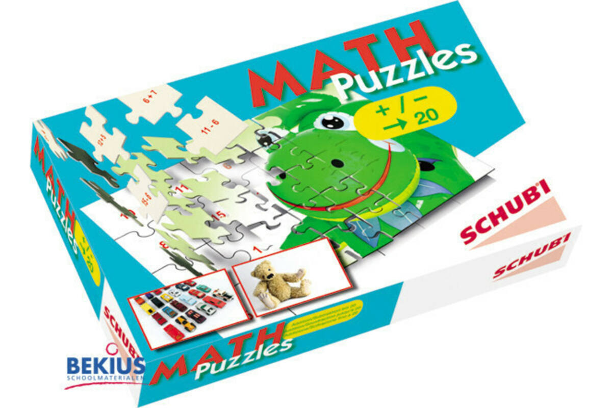 Schubi Mathpuzzels: Optellen en aftrekken tot 20