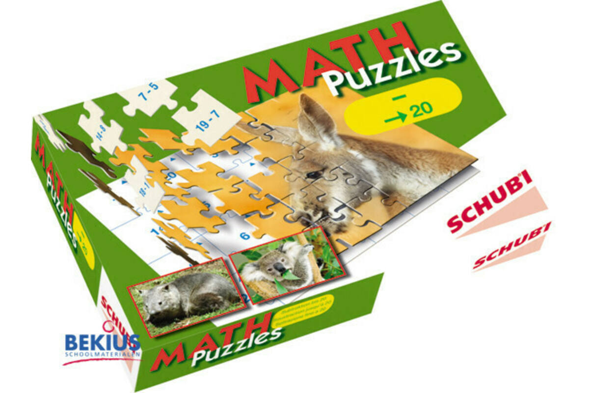 Schubi Mathpuzzels: Aftrekken tot 20
