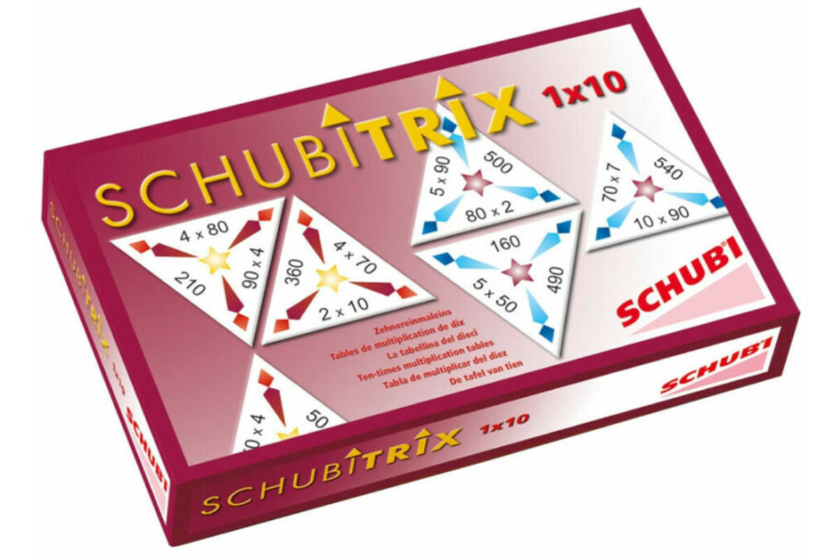 Schubitrix: 1 x 10 - De tafel van 10