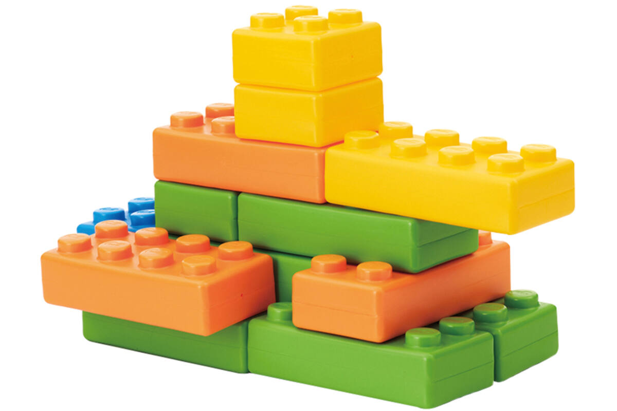 Bouwset - Brikkies - set van 45 assorti