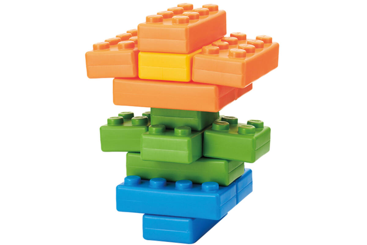 Bouwset - Brikkies - set van 45 assorti