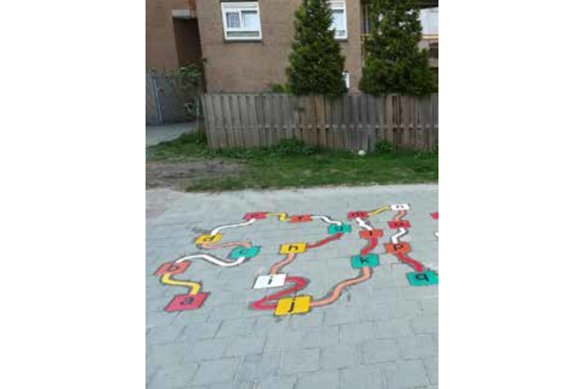 Pleinversiering Alfabetspel speciaal 540 x 330 cm