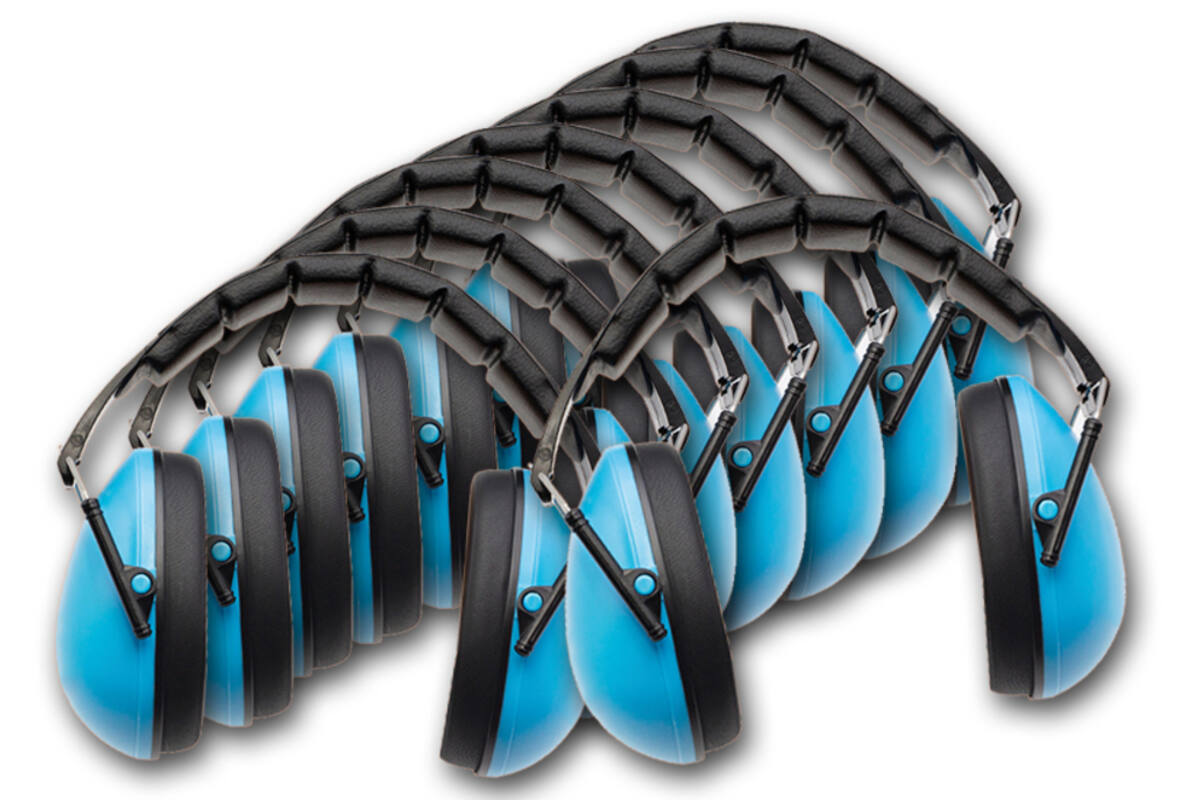 Gehoorbescherming budget blauw voordeelset, 10 stuks