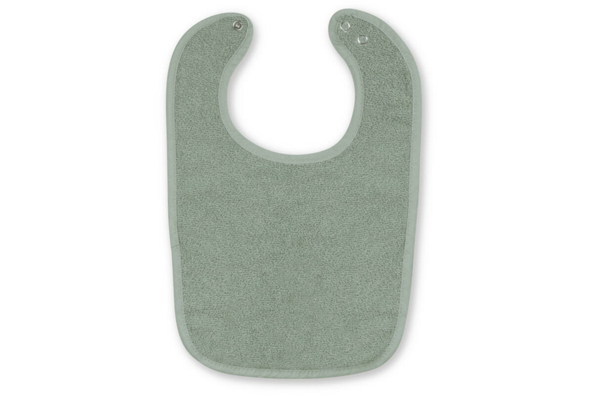 Slabbetje Drukknoop 12x, Jade, 12x 25x38
