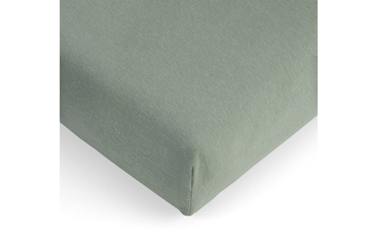 Hoeslaken Jersey, Groen 60x120