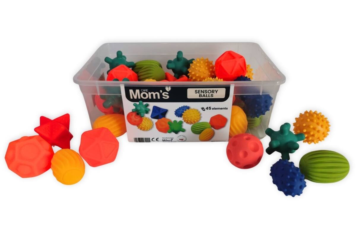 Mom's Care sensorisch speelgoed ballen set - 45 stuks - educatief