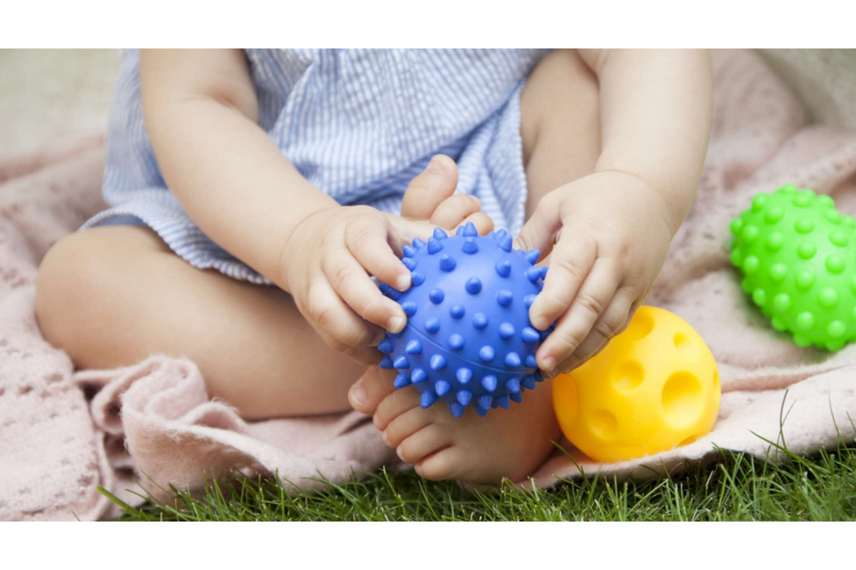 Mom's Care sensorisch speelgoed sensorische ballen set 5 stuks baby