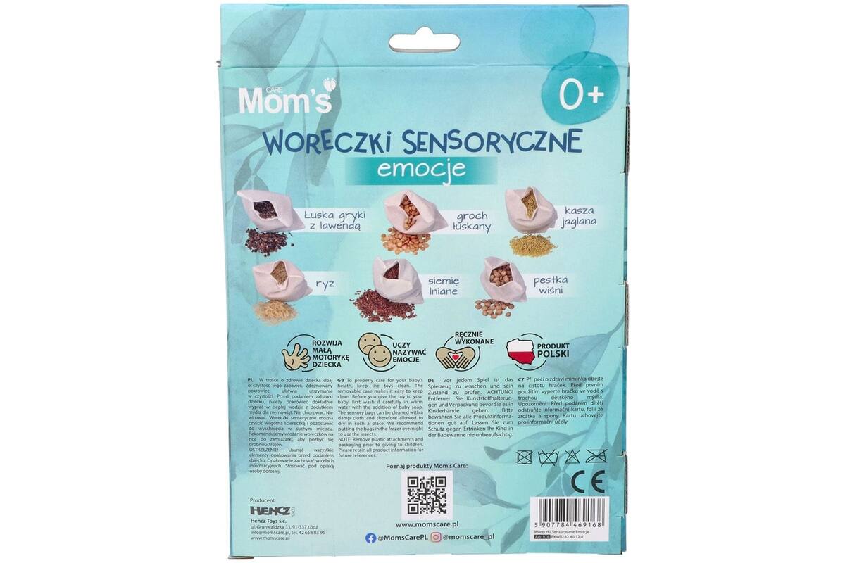 Mom's Care sensorisch speelgoed Emotie zakjes voor kinderen en peuters