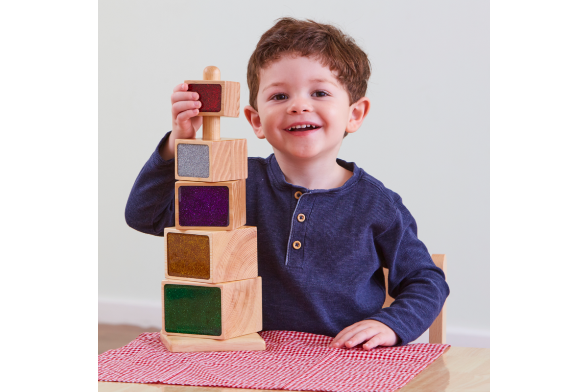 Stapeltoren met glitters