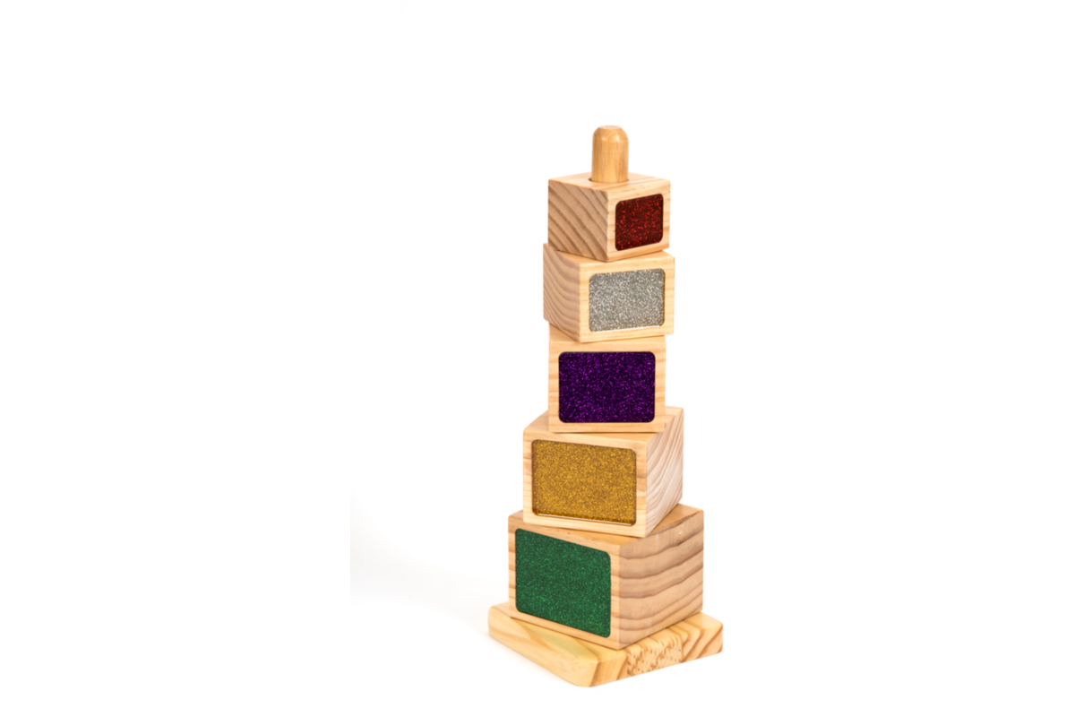 Stapeltoren met glitters