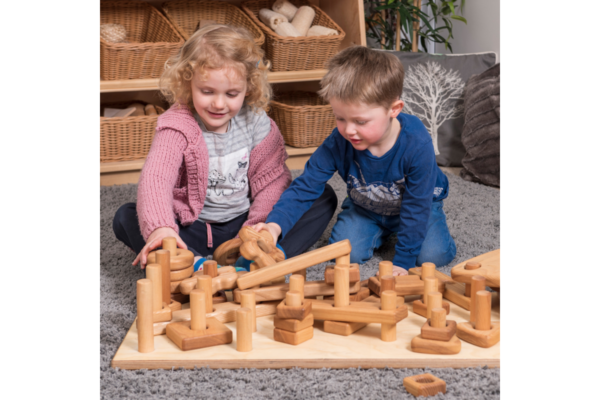 Houten Reuze Stapel en Bouwset